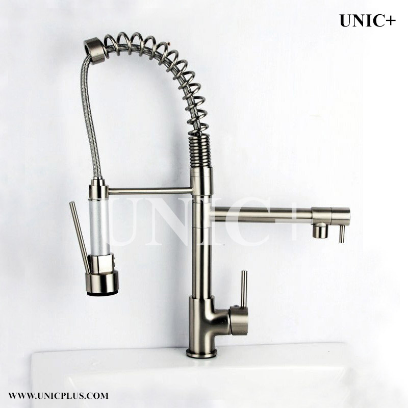 Pull Down Style Solid Brass Kitchen Faucet KPF005 in Vancouver